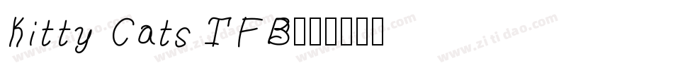 Kitty Cats TFB字体转换